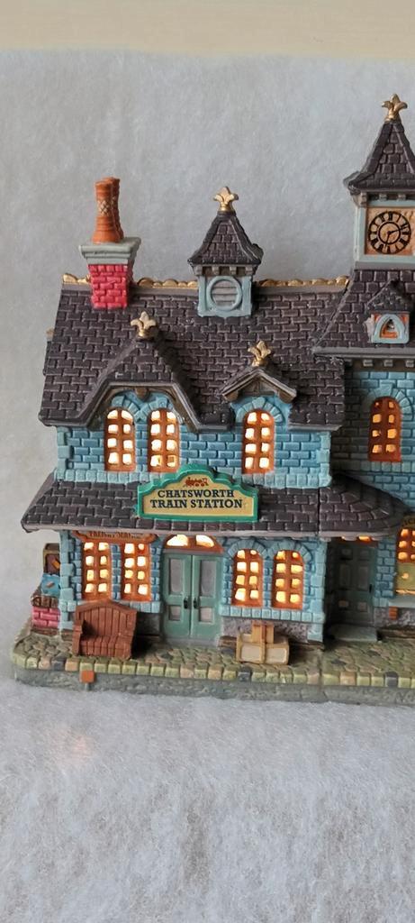 Lemax Treinstation - Chatsworth Train Station, Diversen, Kerst, Ophalen of Verzenden