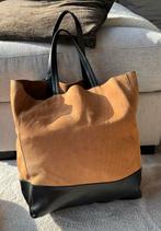 Tote bag 100% leer tas shopper leather bag camel bruin, Sieraden, Tassen en Uiterlijk, Tassen | Damestassen, Ophalen of Verzenden