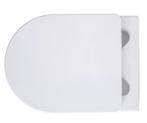 Aloni Wandcloset + Zitting Softclose Rimfree 49cm Diep Kleur, Ophalen of Verzenden, Nieuw, Wit, Minder dan 100 cm