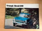 Mooie originele brochure/folder Triumph Herald 13/60, Gelezen, Overige merken, Ophalen of Verzenden