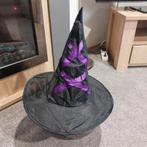 Zwarte heksen punt muts, Ophalen of Verzenden, Zo goed als nieuw, Jongen of Meisje