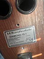 Wharfedale Daimond 10.1 luidsprekers, Zo goed als nieuw, 60 tot 120 watt, Front, Rear of Stereo speakers, Ophalen