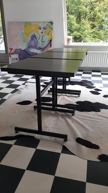 Industrieel vintage tafel(tjes) beschikbaar voor biedingen