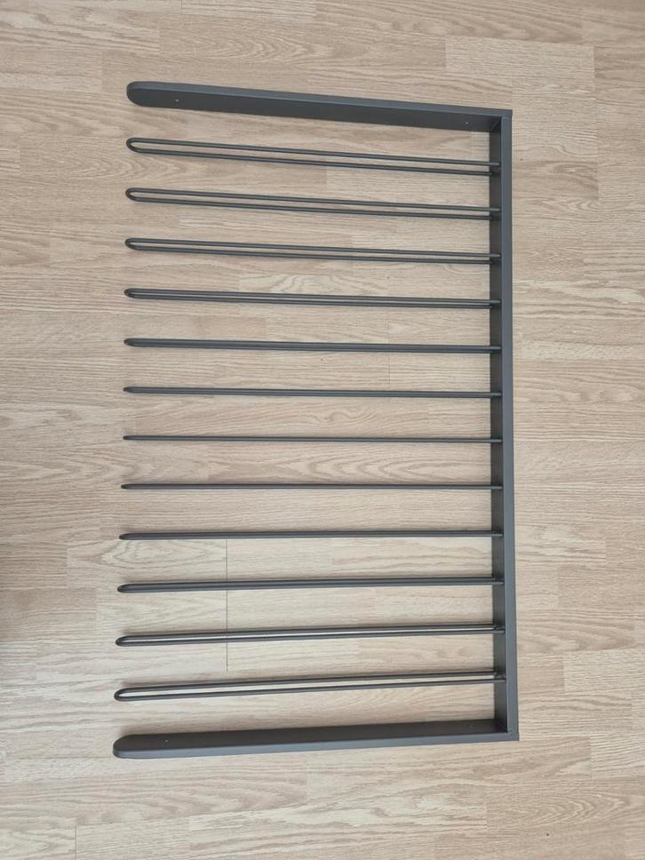 Ikea Komplement Broekhanger 100cm, grijs, incl. geleiders, Huis en Inrichting, Kasten | Kledingkasten, Zo goed als nieuw, Minder dan 100 cm