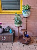 Vintage houten plantentafel, Ophalen of Verzenden, Zo goed als nieuw