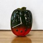 vintage kleurrijke wandklok / muurklok, Antiek en Kunst, Antiek | Klokken, Ophalen
