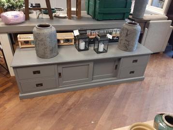 **SALE**Grijs tv-meubel schuifdeuren 180 cm beschikbaar voor biedingen