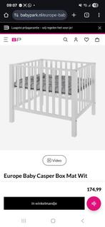 >> ZGAN Casper box van babypark met mooi boxkleed/matras en, Ophalen, Zo goed als nieuw, Rechthoekig, Boxkleed