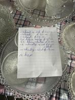 Schaal op voet en schalen zonder, Ophalen, Effen, Glas, Schaal of Schalen