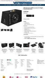 ESX Quantum QXB10 25 cm (10") Single Ported subwoofer, Auto diversen, Audio-design, Nieuw, Am Breilingsweg 3, 76709 Kronau, Duitsland