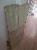 Zware spiegel, zonder lijst, geslepen randen., Huis en Inrichting, Woonaccessoires | Spiegels, Ophalen, 100 tot 150 cm, Zo goed als nieuw