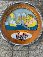 Homer Simpson wandklok Duff Beer, Tv, Gebruikt, Ophalen of Verzenden, Gebruiksvoorwerp