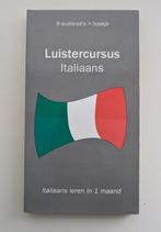 Luistercursus Italiaans - Italiaans Leren in 1 Maand, 6 CD's, Boeken, Studieboeken en Cursussen, Ophalen of Verzenden, Alpha, Zo goed als nieuw