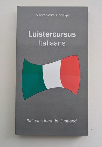 Luistercursus Italiaans - Italiaans Leren in 1 Maand, 6 CD's beschikbaar voor biedingen