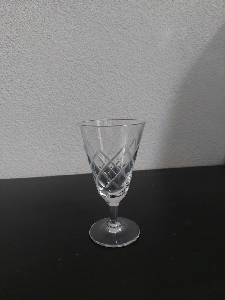 Antieke Kristallen Likeur /portglazen, Antiek en Kunst, Antiek | Glas en Kristal, Ophalen of Verzenden