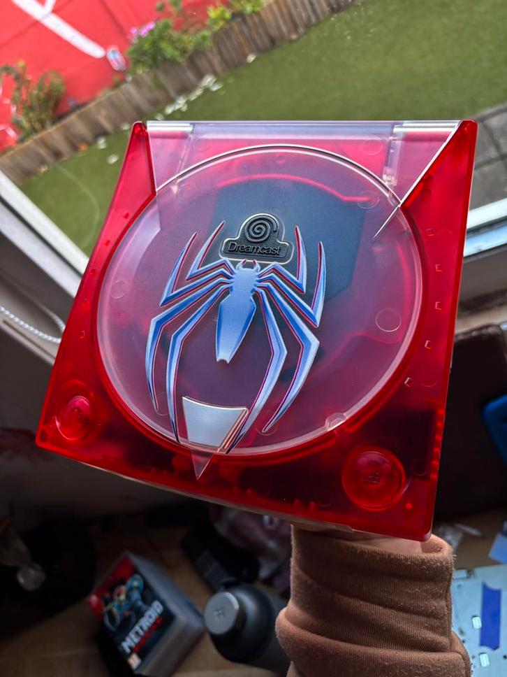 Sega Dreamcast Behuizing Spiderman, Spelcomputers en Games, Games | Sega, Zo goed als nieuw, Saturn of Dreamcast, Overige genres