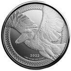 Congo: Shoebill Stork 1 oz zilver 2022 oplage 25.000, Postzegels en Munten, Edelmetalen en Baren, Ophalen of Verzenden, Zilver