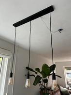 Eettafel hanglamp 3 fittingen in hoogte verstelbaar, Huis en Inrichting, Lampen | Hanglampen, Ophalen, Zo goed als nieuw, Metaal