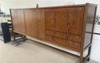 brutalistische vintage wenge dressoir, Huis en Inrichting, Kasten | Dressoirs, Ophalen, Gebruikt, 25 tot 50 cm, 150 tot 200 cm