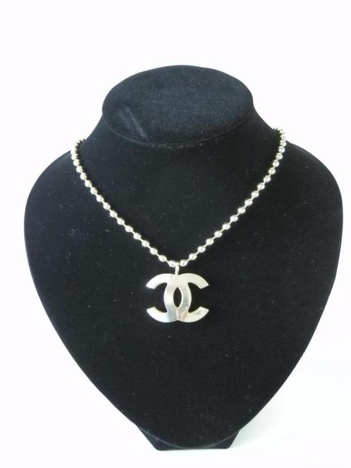 Chanel ketting / kettinghanger. Zilver. 925., Sieraden, Tassen en Uiterlijk, Kettinghangers, Zo goed als nieuw, Zilver, Zilver