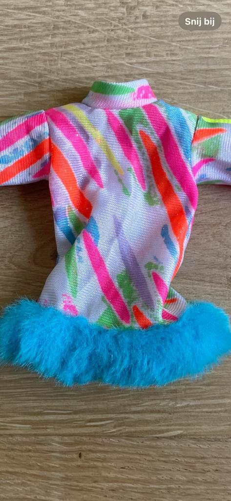 Vintage Barbie Midge Ski Fun top Mattel 1992 kleding, Verzamelen, Poppen, Gebruikt, Kleertjes, Ophalen of Verzenden