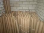 Kartonnen kokers 75 mm diameter .lengte 150 cm zonder doppen, Hobby en Vrije tijd, Knutselen, Ophalen, Zo goed als nieuw, Materiaal