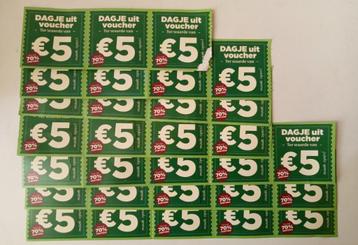 30 vouchers Plus Dagje Uit / ruilen DE punten beschikbaar voor biedingen