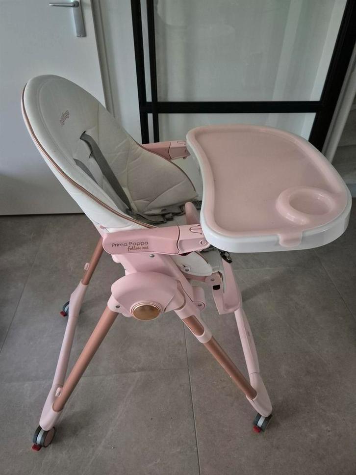 Peg-Pérego Kinderstoel Prima Pappa Follow Me Mon Amour, Kinderen en Baby's, Kinderstoelen, Zo goed als nieuw, Meegroeistoel, Ophalen of Verzenden