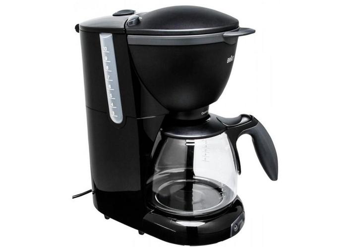 Braun Koffiezetapparaat KF560, Witgoed en Apparatuur, Koffiezetapparaten, Zo goed als nieuw, Gemalen koffie, Koffiemachine, 4 tot 10 kopjes