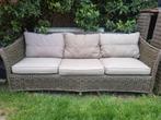 Ibiza style Wicker loungeset 3zits/2zits/2stoelen/2hockers, Tuin en Terras, Tuinbanken, Ophalen, Gebruikt, Wicker