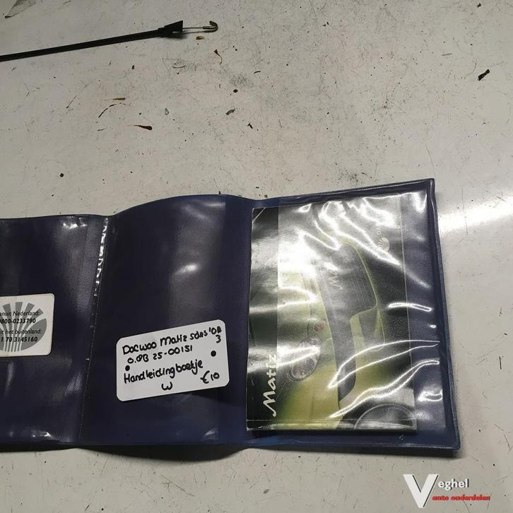 Daewoo Matiz 0.8 5drs 2003 2500151     Handleiding, Auto diversen, Handleidingen en Instructieboekjes, Ophalen of Verzenden