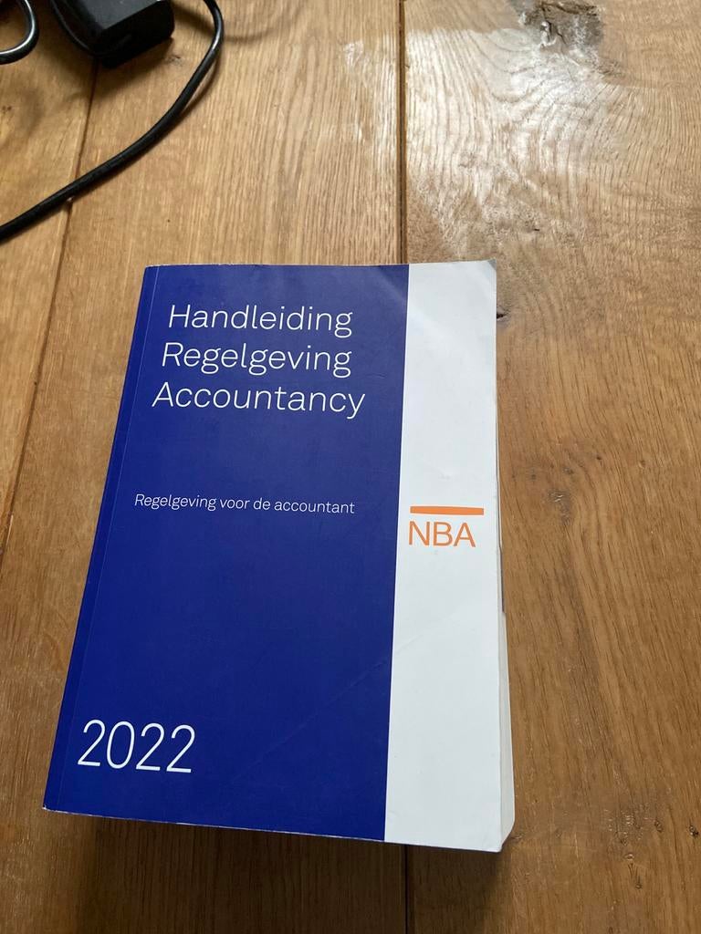 Handleiding Regelgeving Accountancy 2022, Ophalen of Verzenden, Zo goed als nieuw, Overige uitgevers, Nederlands