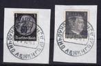 D112) 1941 Ljady Bez Leningrad 2x briefstukje maakwerk, Postzegels en Munten, Postzegels | Europa | Duitsland, Ophalen of Verzenden