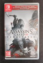 Assassin's Creed III Remastered, Spelcomputers en Games, Games | Nintendo Switch, Vanaf 18 jaar, 1 speler, Zo goed als nieuw, Ophalen
