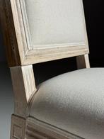 Klassieke stoel beige creme bekleding, Huis en Inrichting, Stoelen, Ophalen, Gebruikt, Overige kleuren, Eén