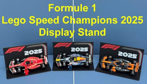 Formule 1 Lego Speed Champions 2025 Display Stand 'schuin', Kinderen en Baby's, Speelgoed | Bouwstenen, Nieuw, Overige merken