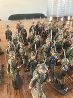 Groot lot Elastolin/lineol soldaatjes wo2 ww2 duits +-70 st., Duitsland, Ophalen of Verzenden, Miniatuur of Beeldje