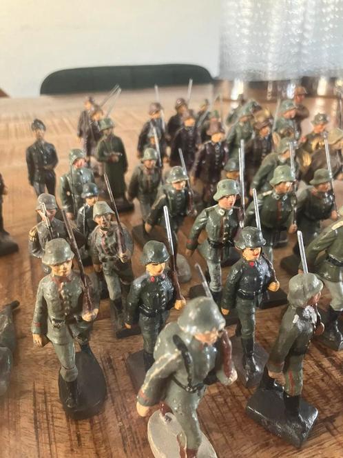 Groot lot Elastolin/lineol soldaatjes wo2 ww2 duits +-70 st., Verzamelen, Militaria | Tweede Wereldoorlog, Miniatuur of Beeldje