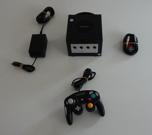Nintendo GameCube in het Zwart compleet met Controller, Spelcomputers en Games, Spelcomputers | Nintendo GameCube, Zo goed als nieuw