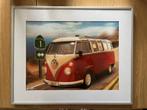 Ingelijste 3D-print van Volkswagen Californian camper, Ophalen of Verzenden
