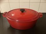Fontignac gietijzeren ovale braadpan., Huis en Inrichting, Keuken | Potten en Pannen, Gietijzer, Ophalen of Verzenden, Zo goed als nieuw