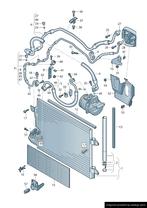 Airco leiding VW Caddy+Touran 1T0 820 743, Auto-onderdelen, Nieuw, Ophalen of Verzenden, Volkswagen