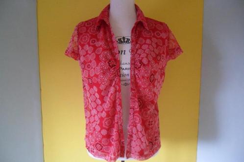 Biaggini blouse maat 44, Kleding | Dames, Blouses en Tunieken, Zo goed als nieuw, Maat 42/44 (L), Rood, Ophalen of Verzenden