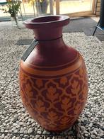 J-line keramiek vaas oranje wijn rood, Huis en Inrichting, Woonaccessoires | Vazen, 50 tot 75 cm, Wit, Aardewerk of Porselein