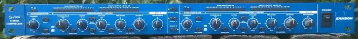 Compressor-limiter Samson S-Com Stereo, Muziek en Instrumenten, Effecten, Zo goed als nieuw, Compressor, Ophalen of Verzenden