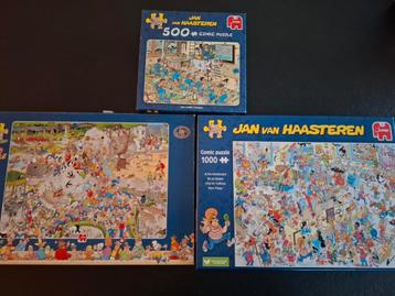 3 jan van haasteren puzzels in 1 koop beschikbaar voor biedingen
