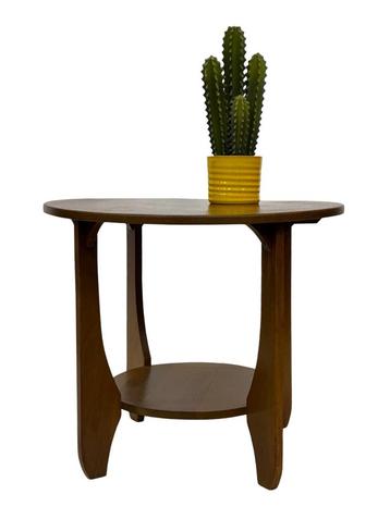 Art Deco Plantentafeltje Bijzettafeltje Eikenhouten Jaren 50 beschikbaar voor biedingen