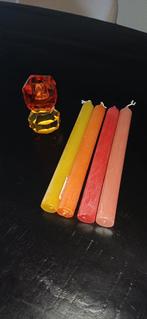 Kandelaar met 4 kaarsen: €3, Huis en Inrichting, Woonaccessoires | Kandelaars en Kaarsen, Ophalen, Overige materialen, Nieuw, Overige kleuren