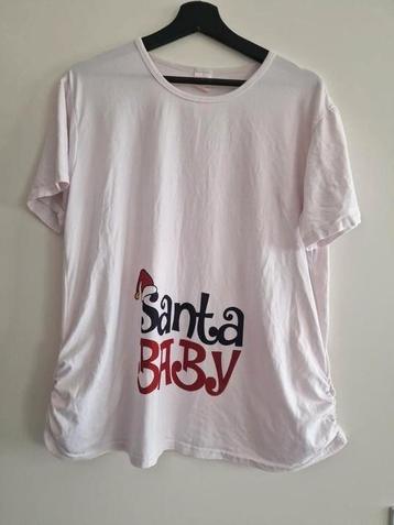 Kerst zwangerschapsshirt kerst zwangerschap santa baby shirt beschikbaar voor biedingen