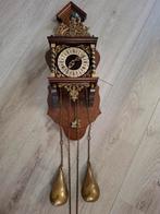 Antieke Zaanse Klok met Gewichten, Antiek en Kunst, Ophalen
